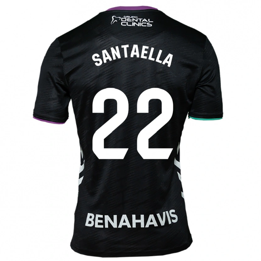 Danxen Dame Miguel Santaella #22 Svart Lilla Grønn Bortetrøye Drakt Trøye 2025/26 Skjorter T-Skjorte