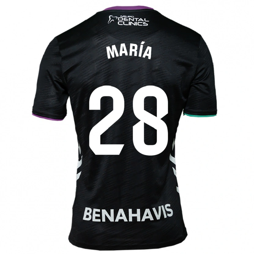 Danxen Dame María Albacete Pato #28 Svart Lilla Grønn Bortetrøye Drakt Trøye 2025/26 Skjorter T-Skjorte