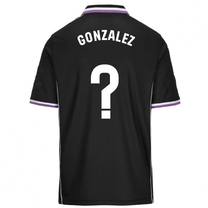 Danxen Dame Santi González #0 Lilla Svart Bortetrøye Drakt Trøye 2025/26 Skjorter T-Skjorte
