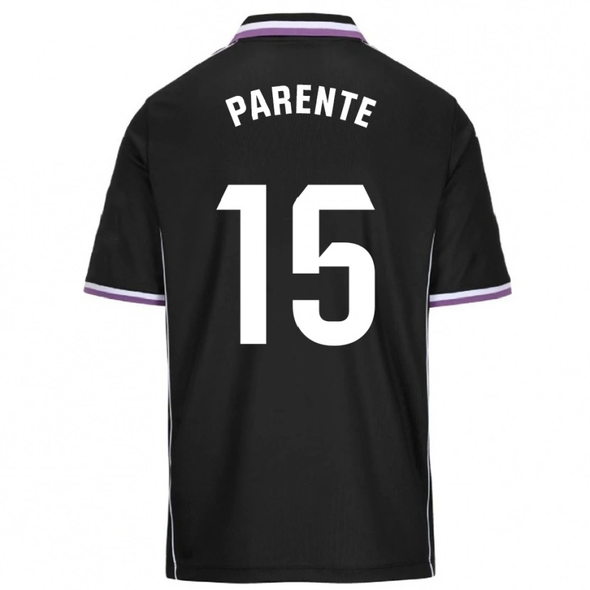 Danxen Dame Iago Parente #15 Lilla Svart Bortetrøye Drakt Trøye 2025/26 Skjorter T-Skjorte