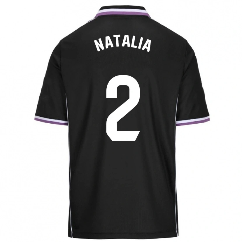 Danxen Dame Natalia Delgado Calle #2 Lilla Svart Bortetrøye Drakt Trøye 2025/26 Skjorter T-Skjorte