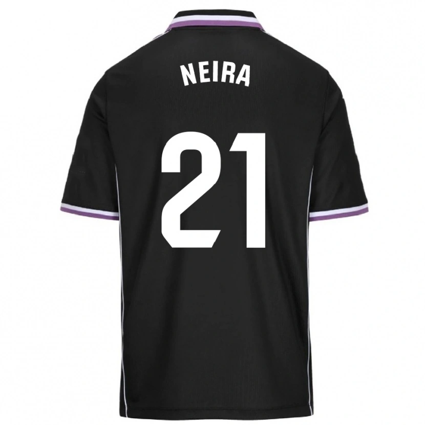 Danxen Dame Sergio Neira #21 Lilla Svart Bortetrøye Drakt Trøye 2025/26 Skjorter T-Skjorte