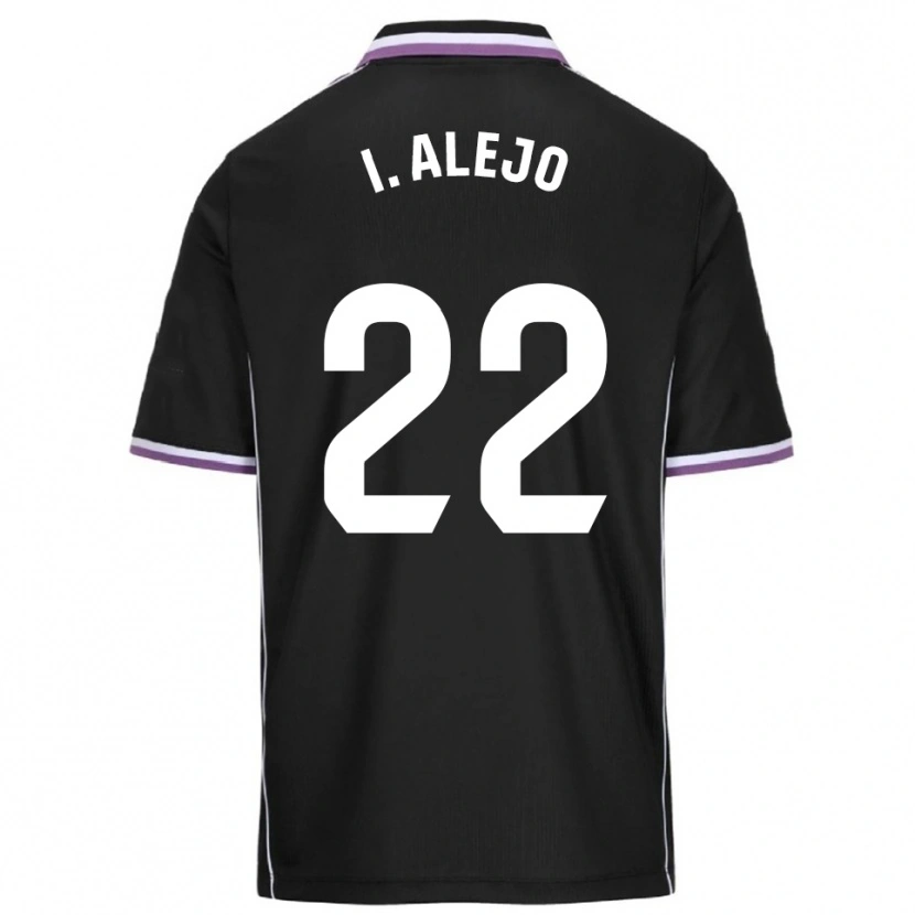 Danxen Dame Iván Alejo #22 Lilla Svart Bortetrøye Drakt Trøye 2025/26 Skjorter T-Skjorte
