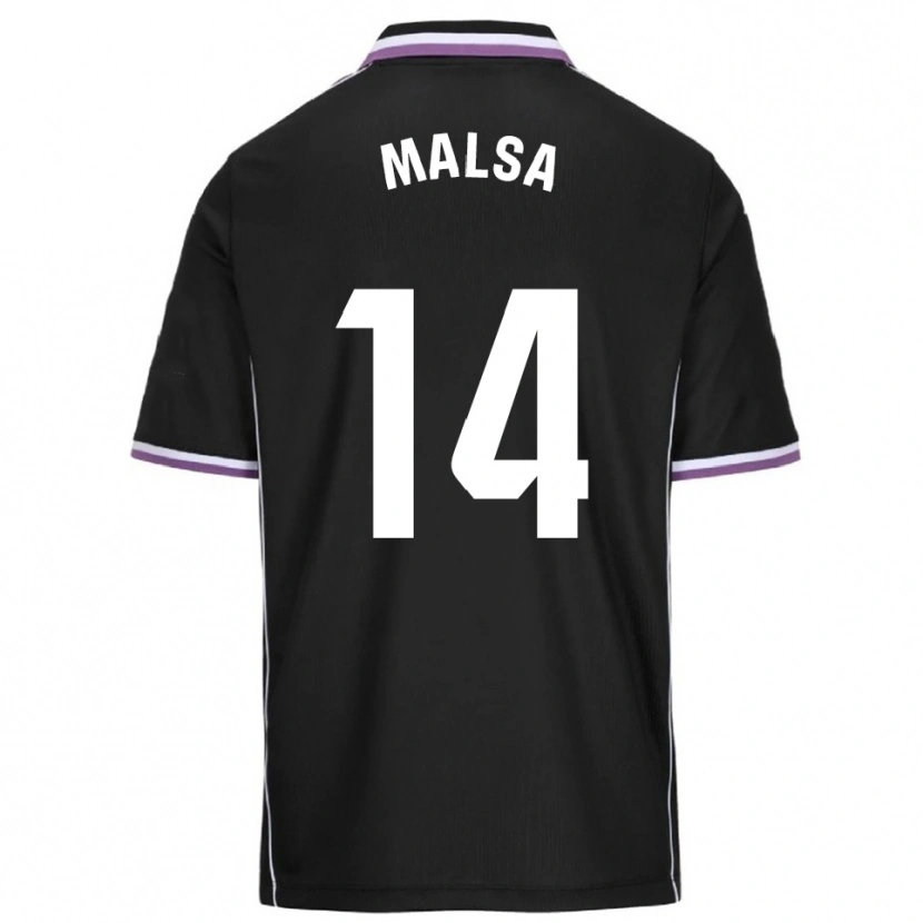 Danxen Dame Mickaël Malsa #14 Lilla Svart Bortetrøye Drakt Trøye 2025/26 Skjorter T-Skjorte