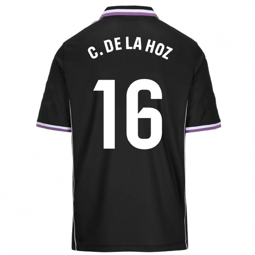 Danxen Dame César De La Hoz #16 Lilla Svart Bortetrøye Drakt Trøye 2025/26 Skjorter T-Skjorte