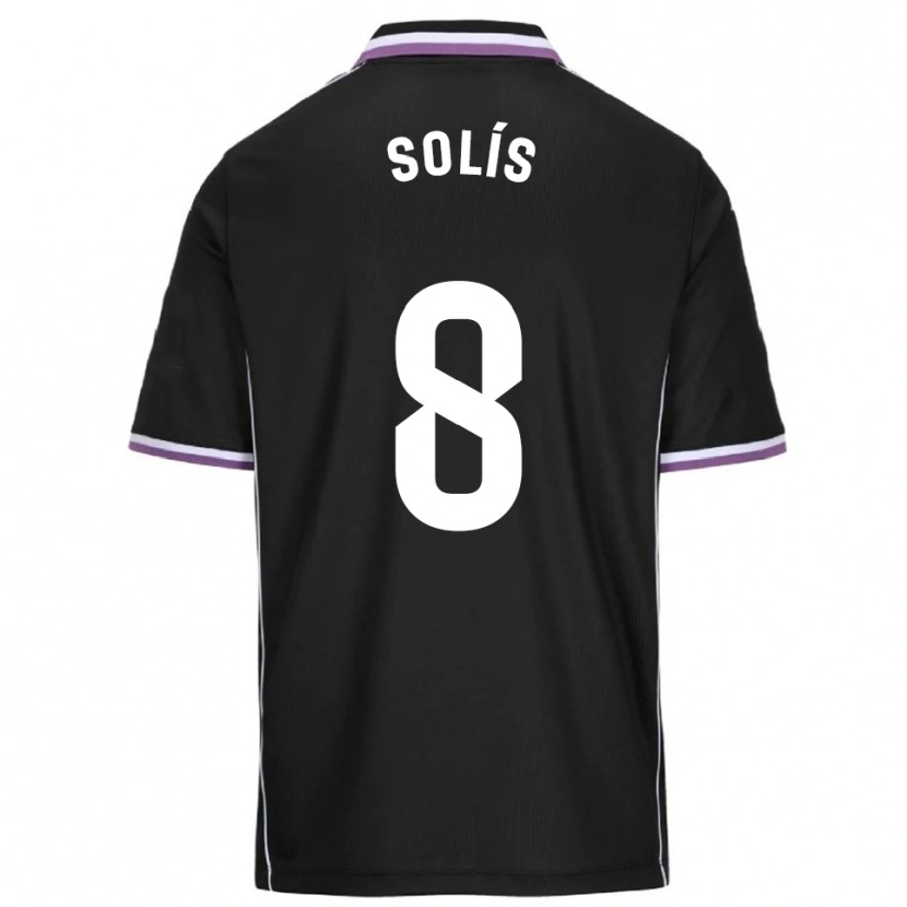 Danxen Dame Celia Solís Gómez #8 Lilla Svart Bortetrøye Drakt Trøye 2025/26 Skjorter T-Skjorte
