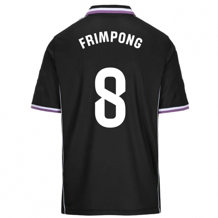 Danxen Dame Eugene Frimpong #8 Lilla Svart Bortetrøye Drakt Trøye 2025/26 Skjorter T-Skjorte