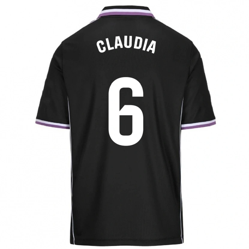Danxen Dame Claudia Gómez Villagrá #6 Lilla Svart Bortetrøye Drakt Trøye 2025/26 Skjorter T-Skjorte