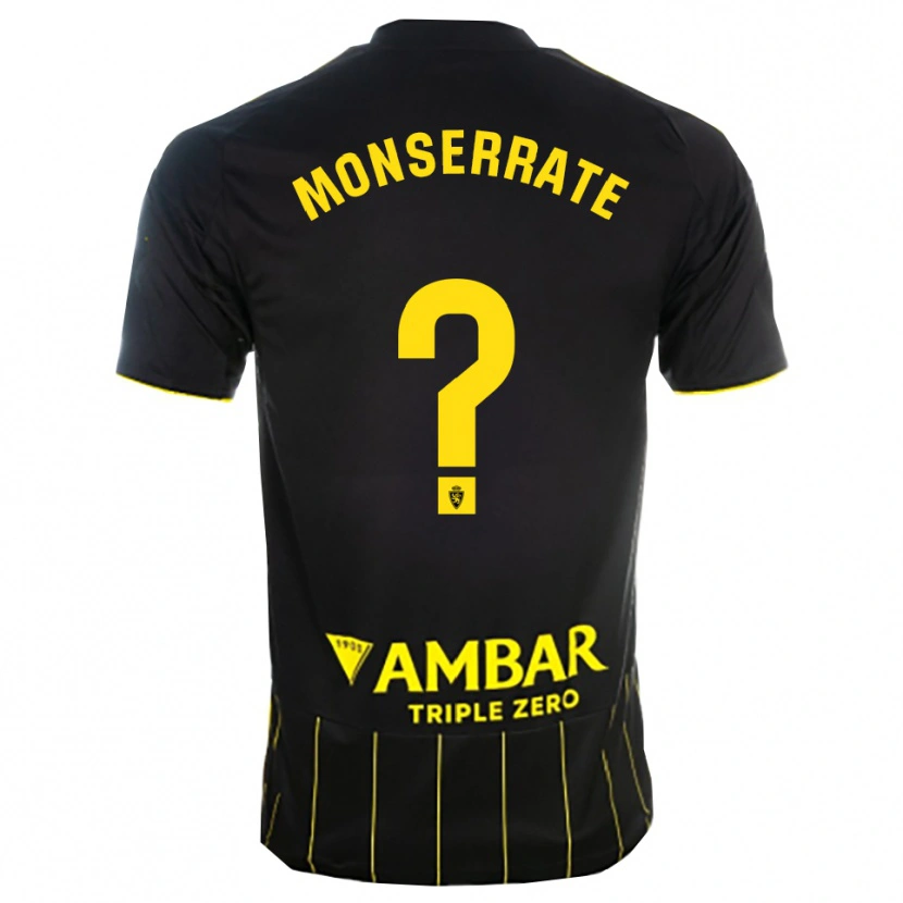 Danxen Dame Jano Monserrate #0 Svart Gul Bortetrøye Drakt Trøye 2025/26 Skjorter T-Skjorte