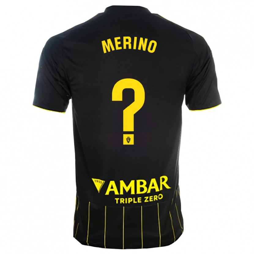 Danxen Dame Sabin Merino #0 Svart Gul Bortetrøye Drakt Trøye 2025/26 Skjorter T-Skjorte