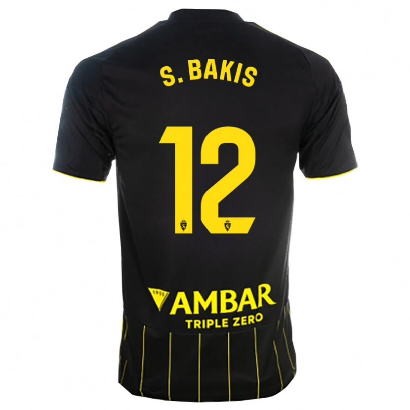 Danxen Dame Sinan Bakış #12 Svart Gul Bortetrøye Drakt Trøye 2025/26 Skjorter T-Skjorte