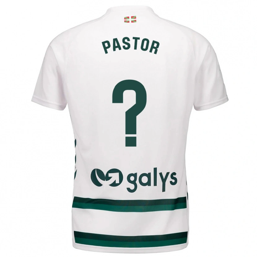 Danxen Dame Xavier Pastor #0 Hvit Grønn Bortetrøye Drakt Trøye 2025/26 Skjorter T-Skjorte