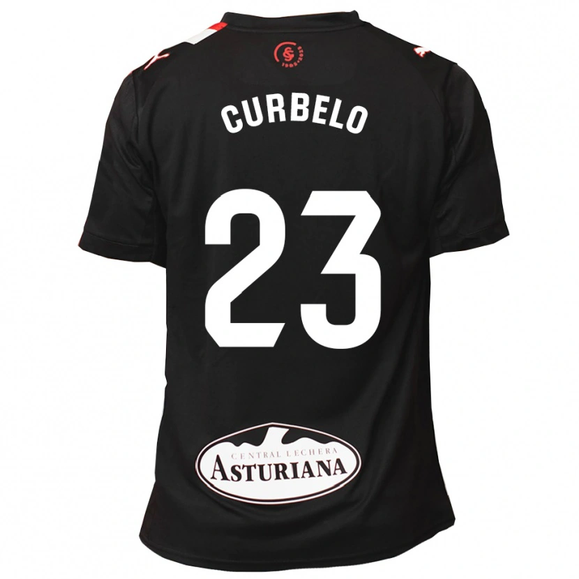 Danxen Dame Eric Curbelo #23 Svart Hvit Bortetrøye Drakt Trøye 2025/26 Skjorter T-Skjorte