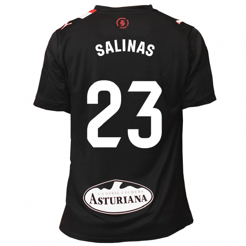Danxen Dame Hugo Salinas #23 Svart Hvit Bortetrøye Drakt Trøye 2025/26 Skjorter T-Skjorte
