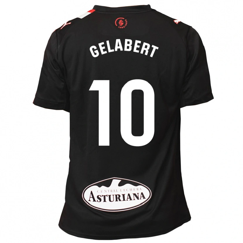 Danxen Dame César Gelabert #10 Svart Hvit Bortetrøye Drakt Trøye 2025/26 Skjorter T-Skjorte