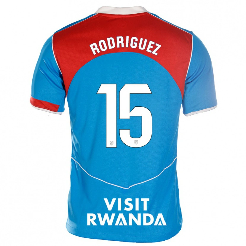 Danxen Dame Cinta Rodríguez #15 Blå Hvit Tredje Sett Drakt Trøye 2025/26 Skjorter T-Skjorte