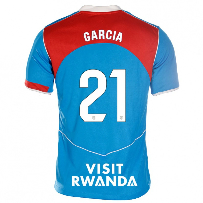 Danxen Dame Sheila Garcia #21 Blå Hvit Tredje Sett Drakt Trøye 2025/26 Skjorter T-Skjorte