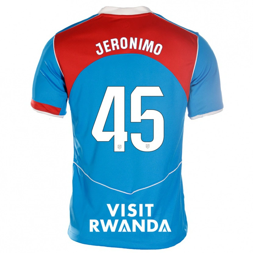 Danxen Dame Isaiah Jeronimo #45 Blå Hvit Tredje Sett Drakt Trøye 2025/26 Skjorter T-Skjorte