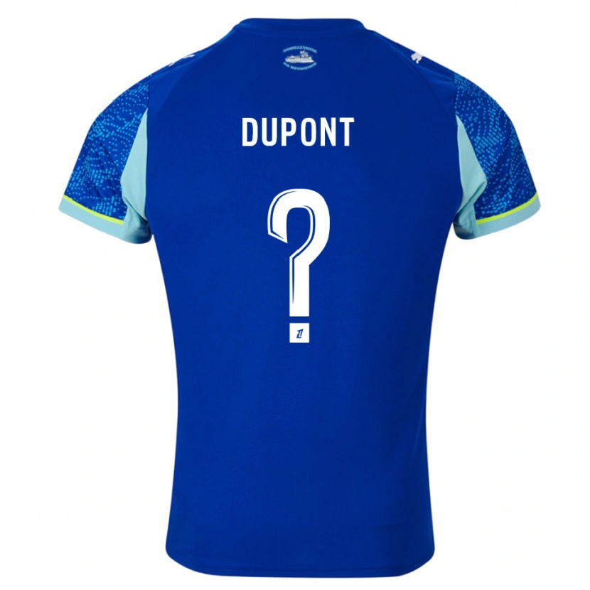 Danxen Dame Hugo Dupont #0 Lyseblå Hvit Tredje Sett Drakt Trøye 2025/26 Skjorter T-Skjorte