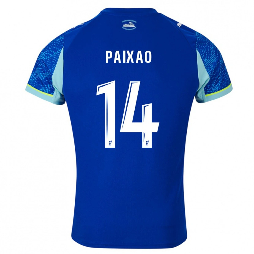 Danxen Dame Igor Paixão #14 Lyseblå Hvit Tredje Sett Drakt Trøye 2025/26 Skjorter T-Skjorte