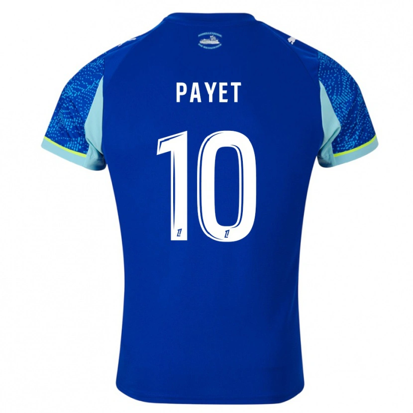Danxen Dame Dimitri Payet #10 Lyseblå Hvit Tredje Sett Drakt Trøye 2025/26 Skjorter T-Skjorte