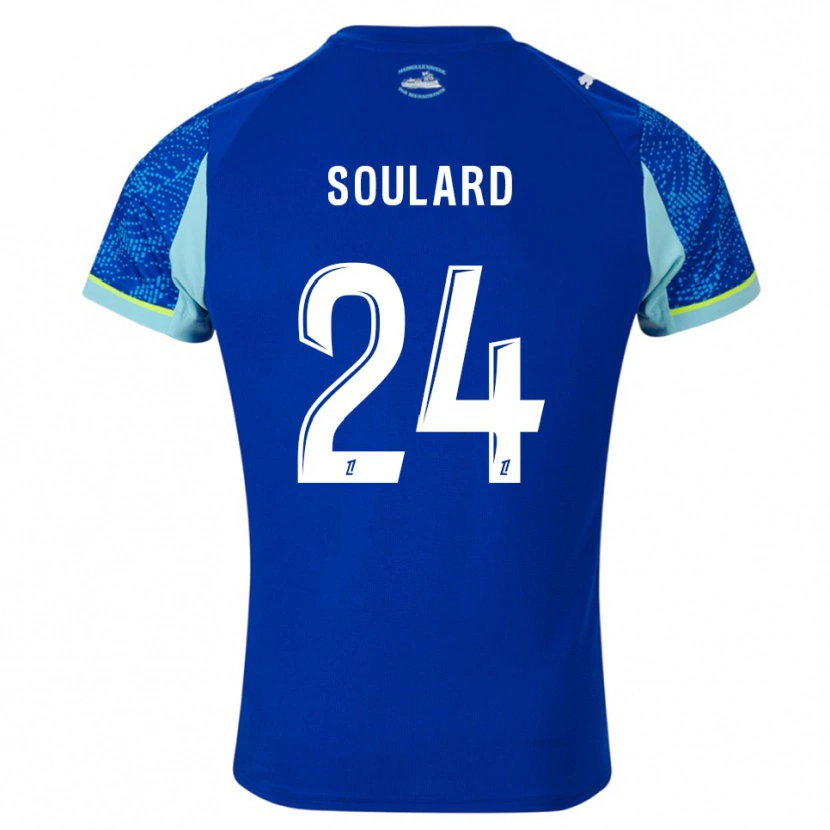 Danxen Dame Amandine Soulard #24 Lyseblå Hvit Tredje Sett Drakt Trøye 2025/26 Skjorter T-Skjorte