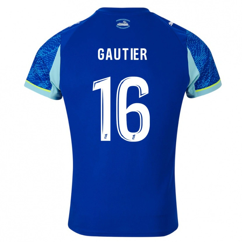Danxen Dame Elisa Gautier #16 Lyseblå Hvit Tredje Sett Drakt Trøye 2025/26 Skjorter T-Skjorte