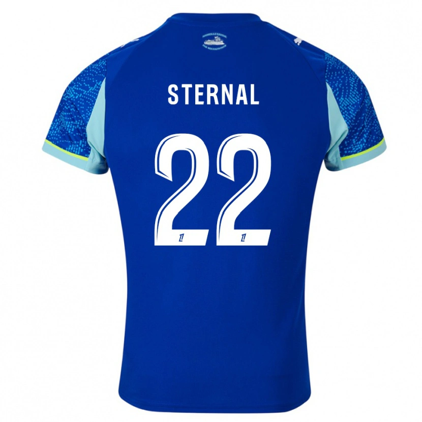 Danxen Dame Enzo Sternal #22 Lyseblå Hvit Tredje Sett Drakt Trøye 2025/26 Skjorter T-Skjorte
