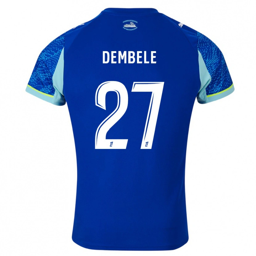 Danxen Dame Coumba Dembélé #27 Lyseblå Hvit Tredje Sett Drakt Trøye 2025/26 Skjorter T-Skjorte