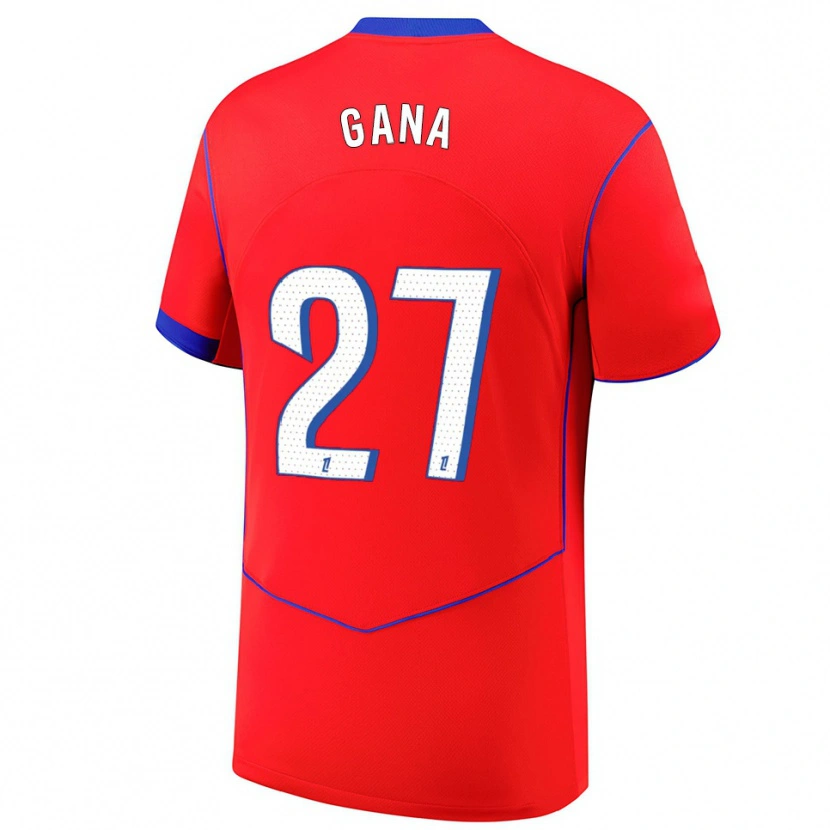 Danxen Dame Idrissa Gana Gueye #27 Rød Blå Hvit Tredje Sett Drakt Trøye 2025/26 Skjorter T-Skjorte