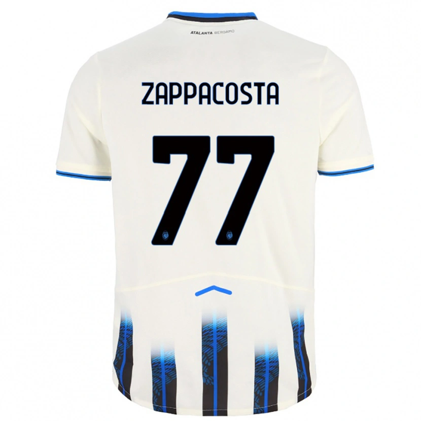 Danxen Barn Davide Zappacosta #77 Hvit Blå Bortetrøye Drakt Trøye 2025/26 Skjorter T-Skjorte