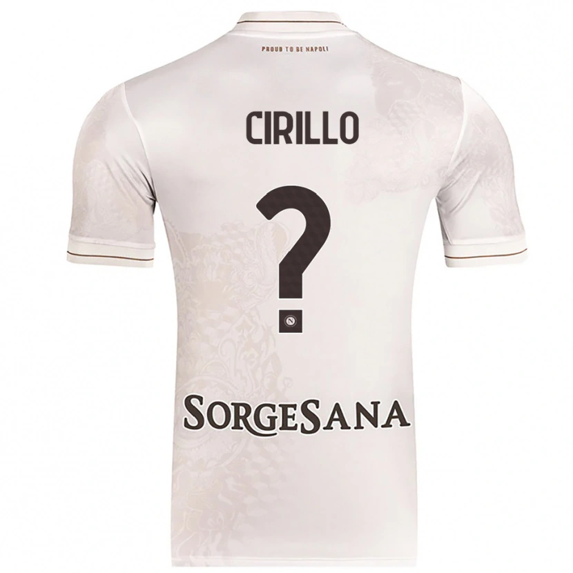 Danxen Barn Gioele Cirillo #0 Champagne Brun Bortetrøye Drakt Trøye 2025/26 Skjorter T-Skjorte