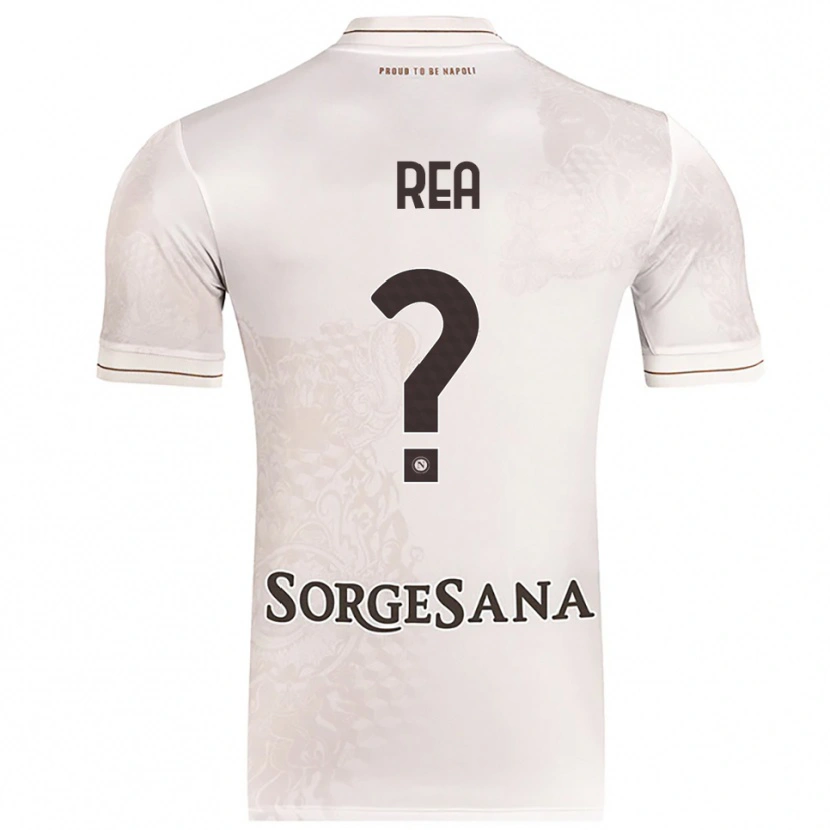 Danxen Barn Roberto Rea #0 Champagne Brun Bortetrøye Drakt Trøye 2025/26 Skjorter T-Skjorte