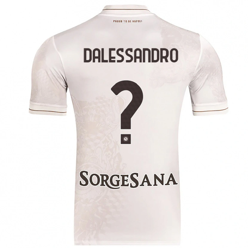 Danxen Barn Nicola Dalessandro #0 Champagne Brun Bortetrøye Drakt Trøye 2025/26 Skjorter T-Skjorte