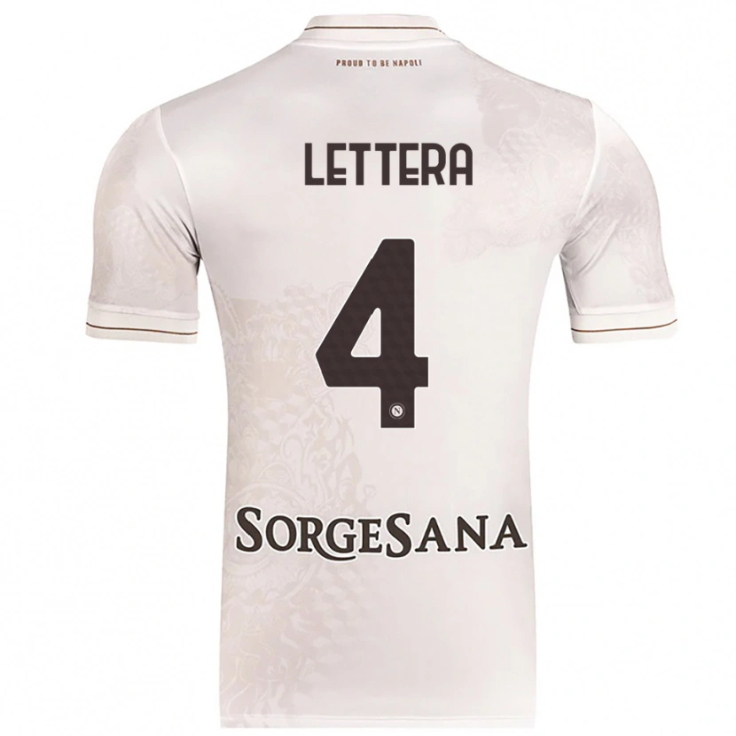 Danxen Barn Alessio Lettera #4 Champagne Brun Bortetrøye Drakt Trøye 2025/26 Skjorter T-Skjorte