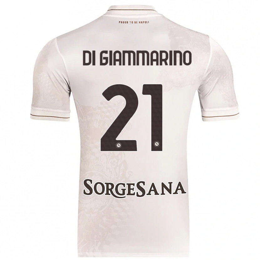 Danxen Barn Virginia Di Giammarino #21 Champagne Brun Bortetrøye Drakt Trøye 2025/26 Skjorter T-Skjorte
