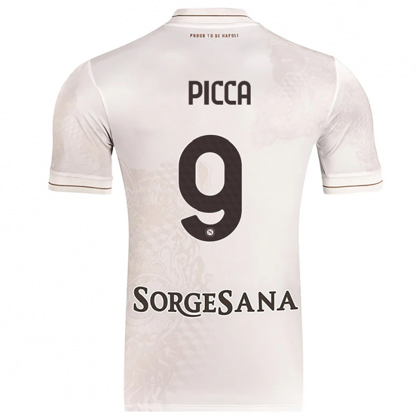 Danxen Barn Luigi Picca #9 Champagne Brun Bortetrøye Drakt Trøye 2025/26 Skjorter T-Skjorte