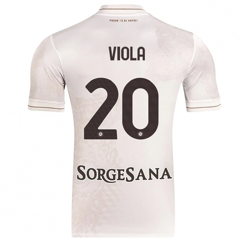 Danxen Barn Nicola Viola #20 Champagne Brun Bortetrøye Drakt Trøye 2025/26 Skjorter T-Skjorte