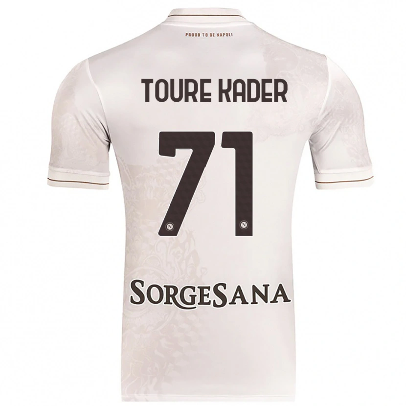 Danxen Barn Aziz Toure Kader #71 Champagne Brun Bortetrøye Drakt Trøye 2025/26 Skjorter T-Skjorte