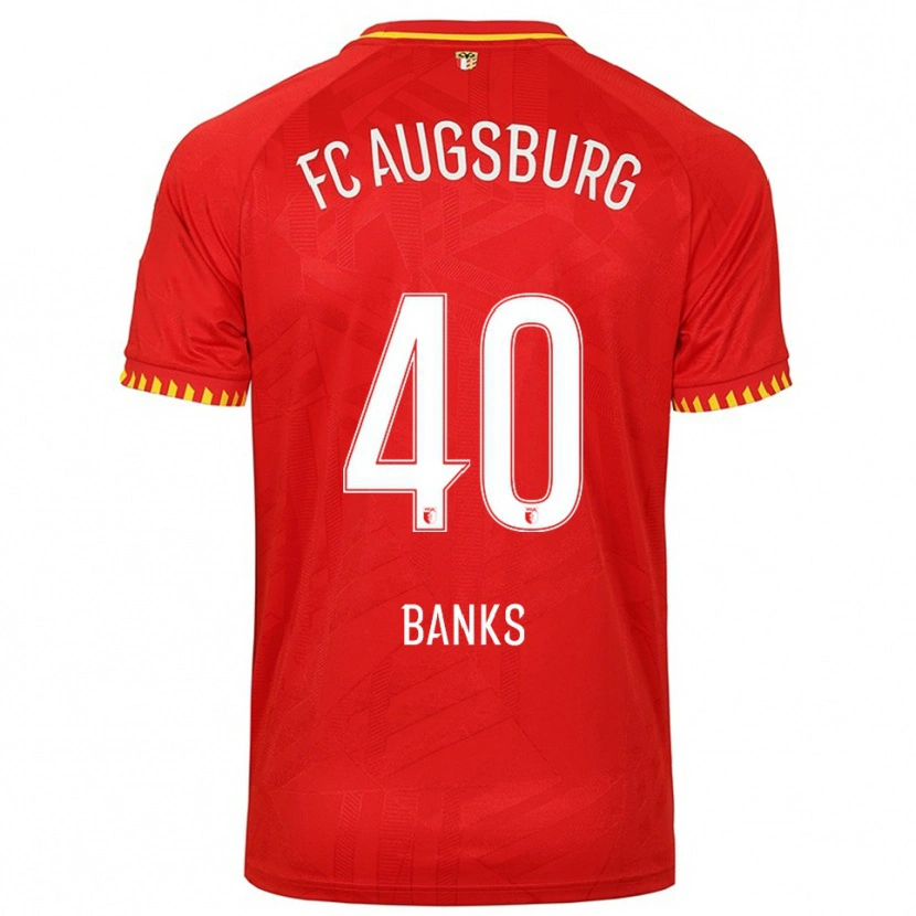 Danxen Barn Noahkai Banks #40 Rød Gul Bortetrøye Drakt Trøye 2025/26 Skjorter T-Skjorte