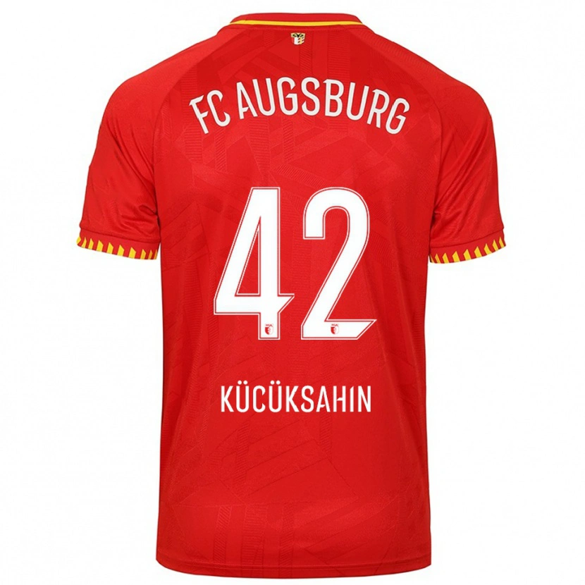Danxen Barn Mahmut Kücüksahin #42 Rød Gul Bortetrøye Drakt Trøye 2025/26 Skjorter T-Skjorte