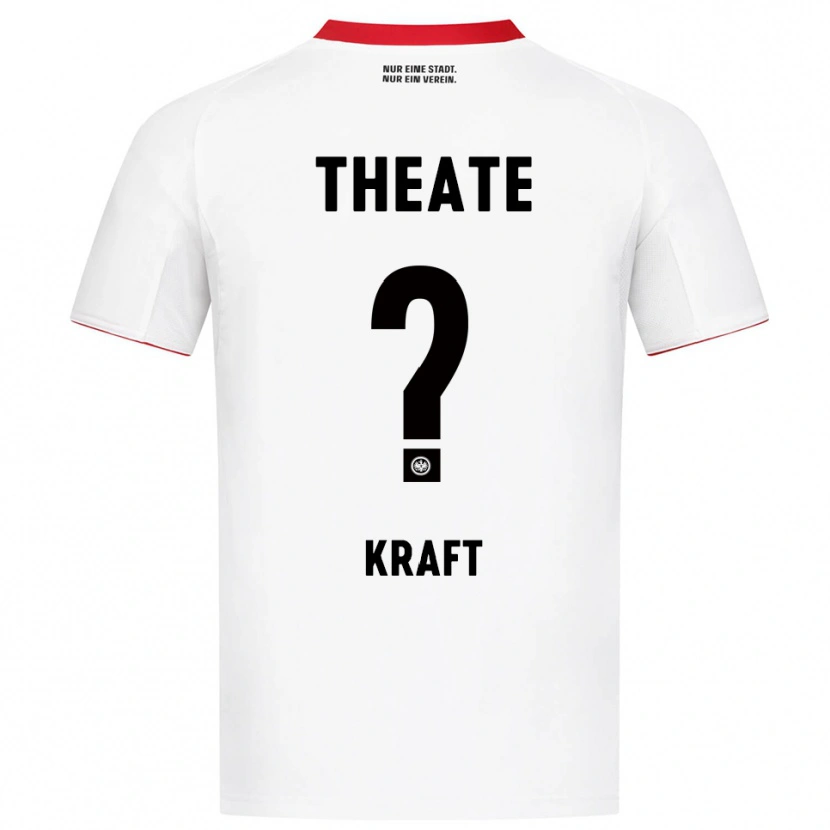 Danxen Barn Nico Kraft #0 Hvit Rød Bortetrøye Drakt Trøye 2025/26 Skjorter T-Skjorte