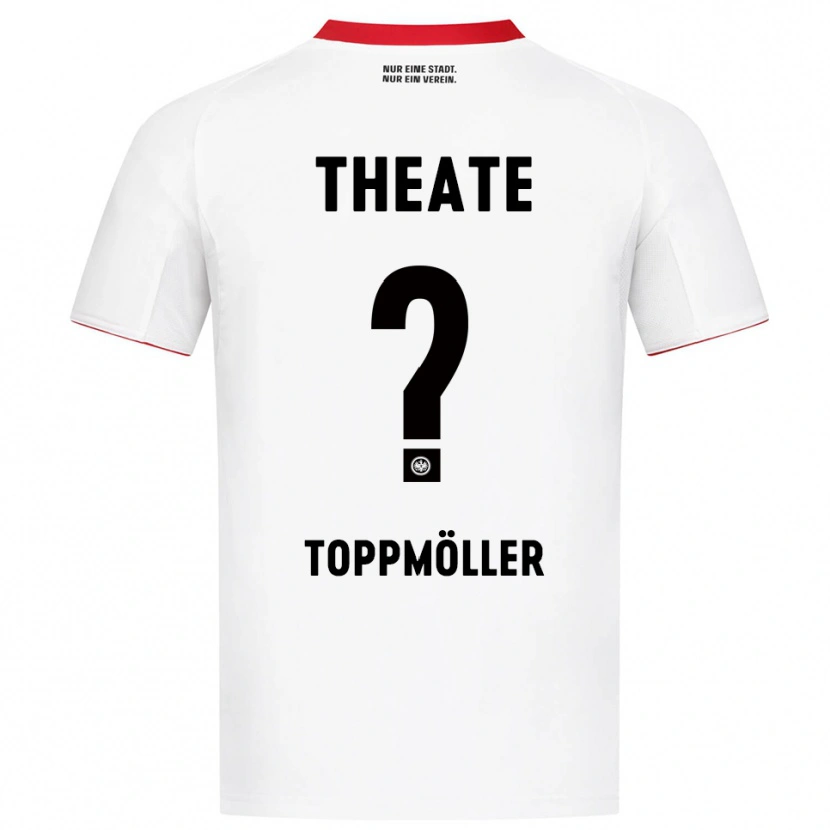 Danxen Barn Lionel Toppmöller #0 Hvit Rød Bortetrøye Drakt Trøye 2025/26 Skjorter T-Skjorte