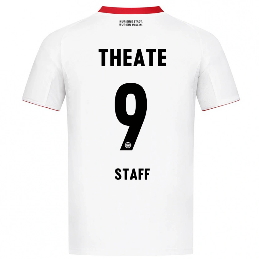 Danxen Barn Alexander Staff #9 Hvit Rød Bortetrøye Drakt Trøye 2025/26 Skjorter T-Skjorte