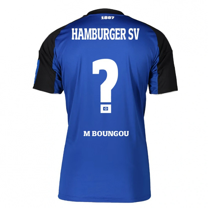 Danxen Barn Edmond Loubongo-M'boungou #0 Blå Svart Bortetrøye Drakt Trøye 2025/26 Skjorter T-Skjorte