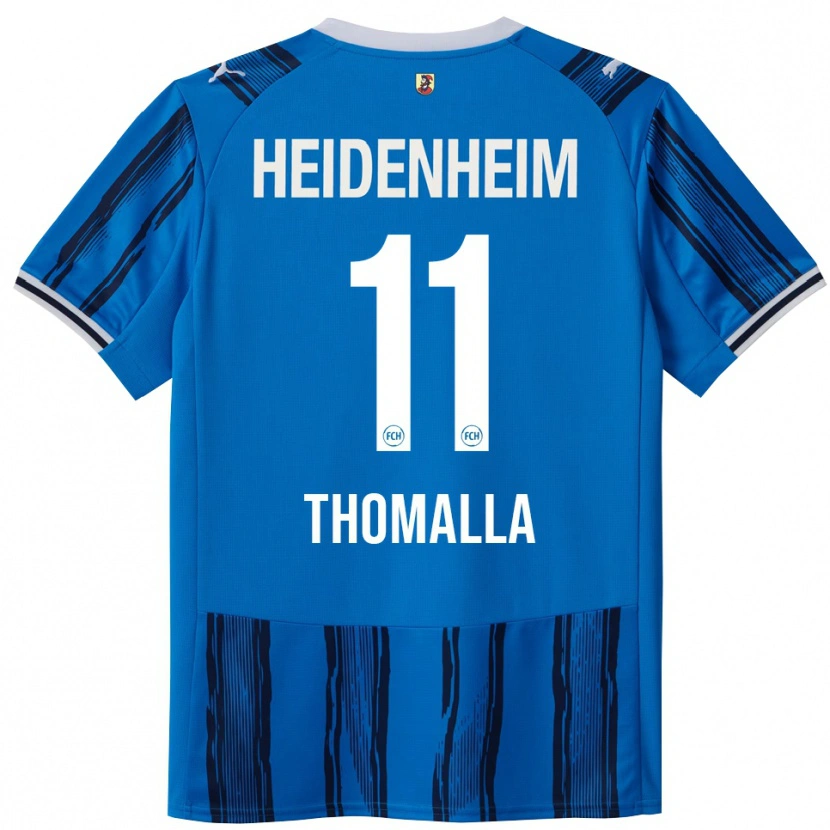 Danxen Barn Denis Thomalla #11 Blå Marineblå Bortetrøye Drakt Trøye 2025/26 Skjorter T-Skjorte