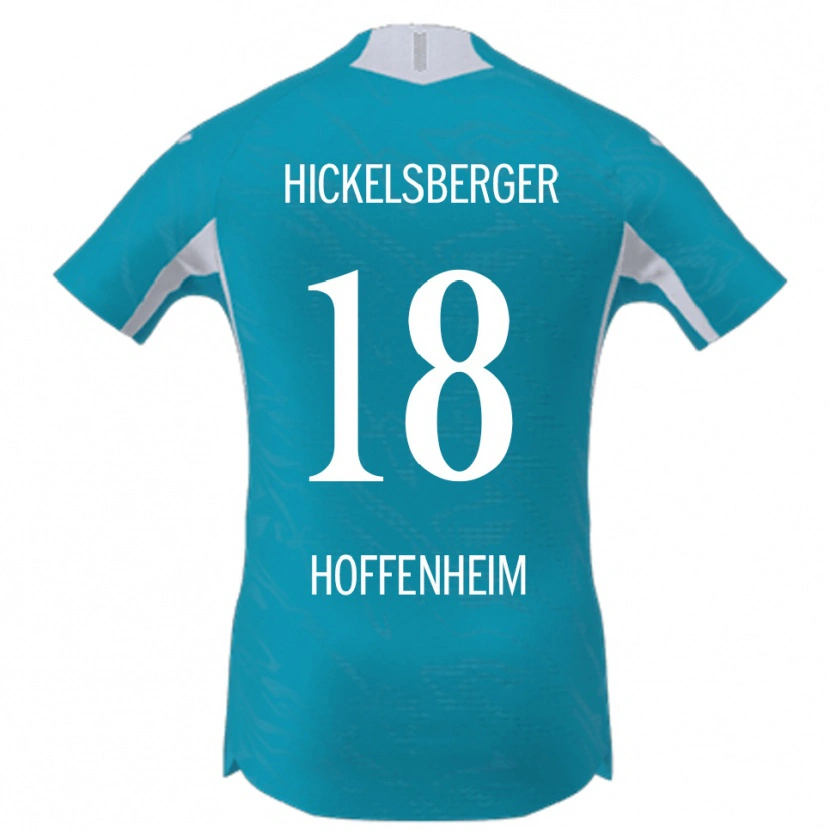 Danxen Barn Julia Hickelsberger #18 Lyseblå Bortetrøye Drakt Trøye 2025/26 Skjorter T-Skjorte