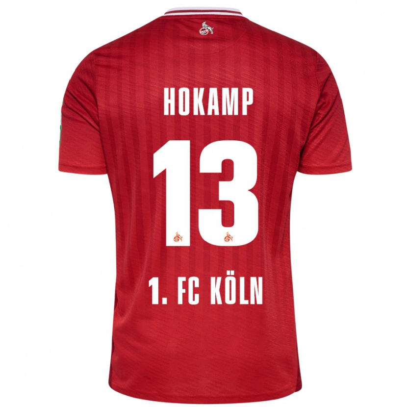 Danxen Barn Merle Hokamp #13 Rød Hvit Bortetrøye Drakt Trøye 2025/26 Skjorter T-Skjorte