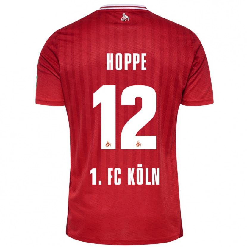 Danxen Barn Paula Hoppe #12 Rød Hvit Bortetrøye Drakt Trøye 2025/26 Skjorter T-Skjorte