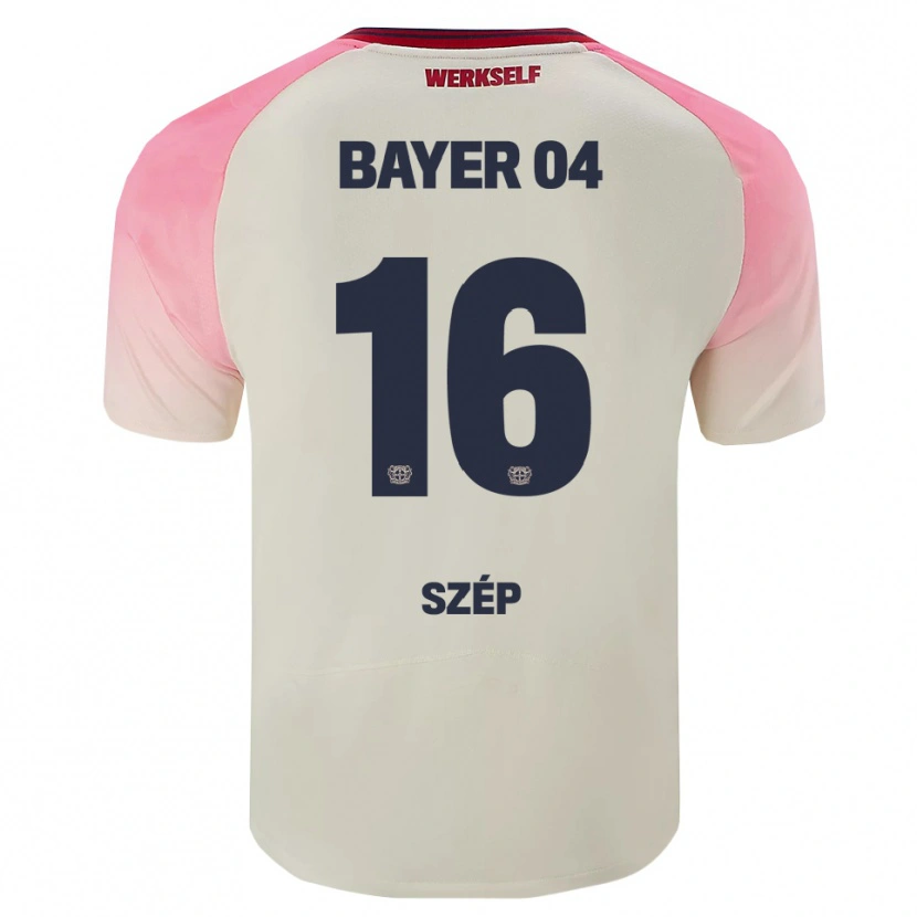 Danxen Barn Márton Szép #16 Rosa Off-White Bortetrøye Drakt Trøye 2025/26 Skjorter T-Skjorte